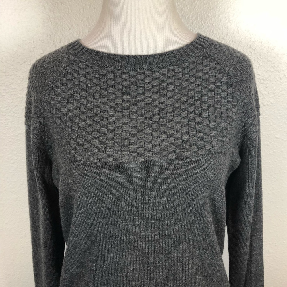 NWT Talbots dark gray lambswool sweater XS